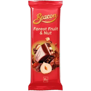 Beacon Forest Fruit & Nut Chocolate Slab 80g