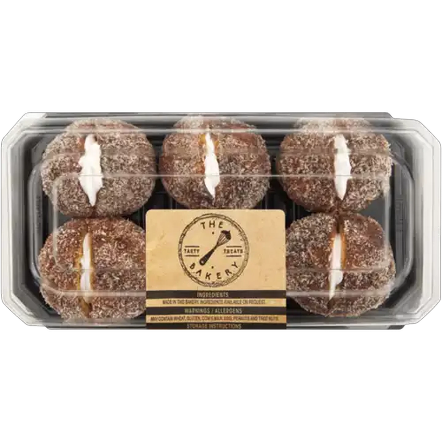 Image of The Bakery Lamington Sweet Chocolate Dessert 6 Pack
