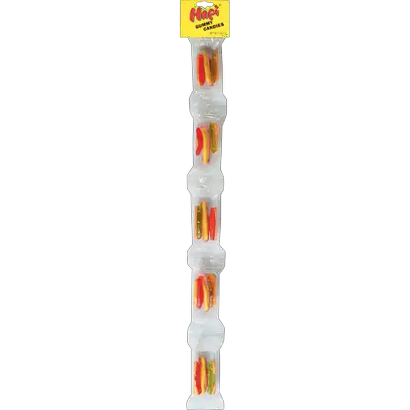 Image of Hapi Gummy Hot Dog Candies 5 Pack