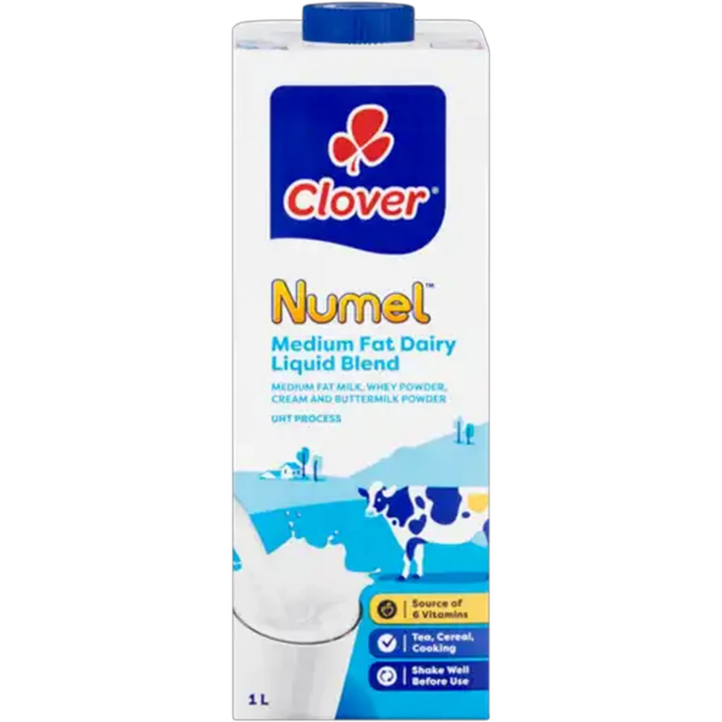 Image of Clover Numel Medium Fat Dairy Liquid Blend 1L