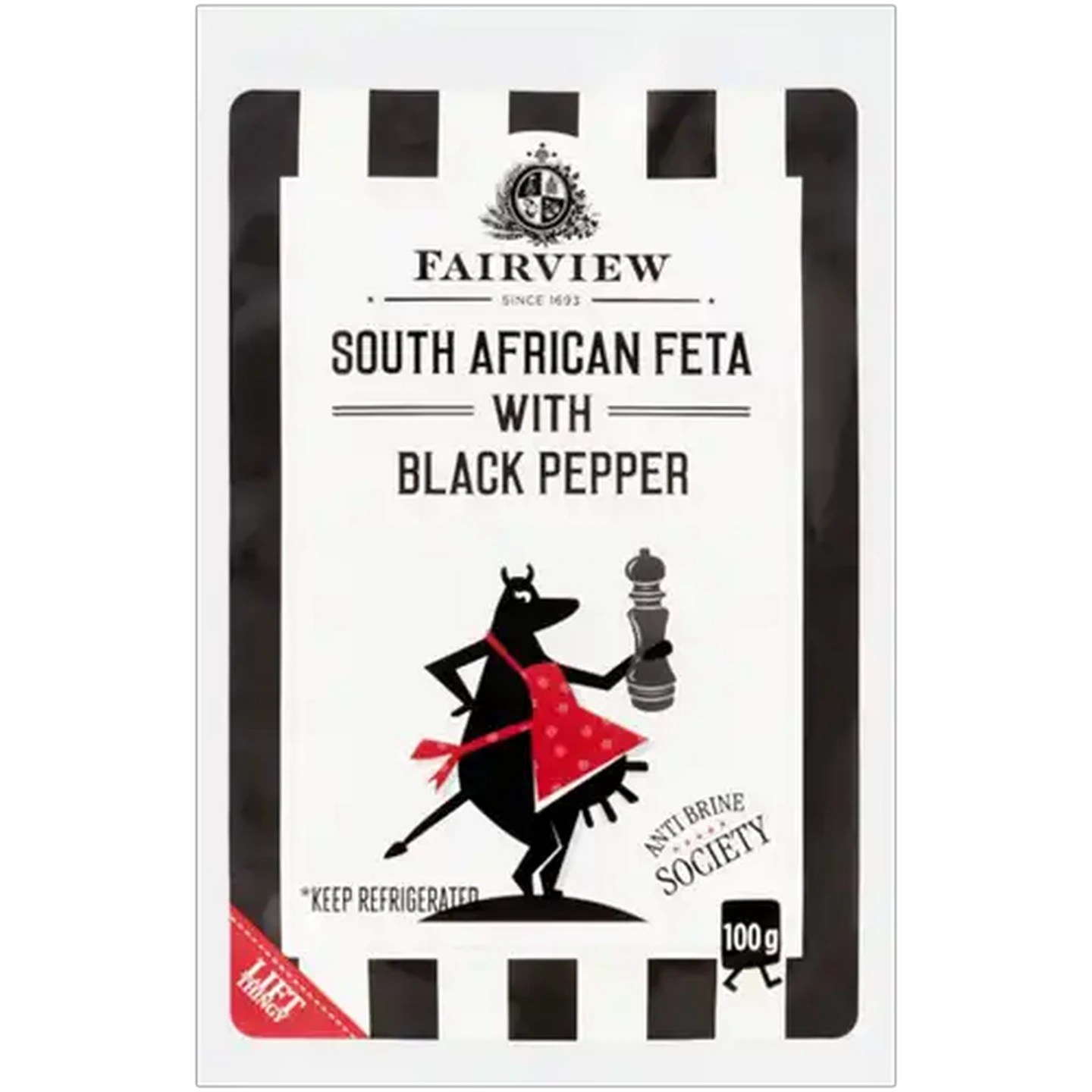 Image of Fairview South African Feta with Black Pepper 100g