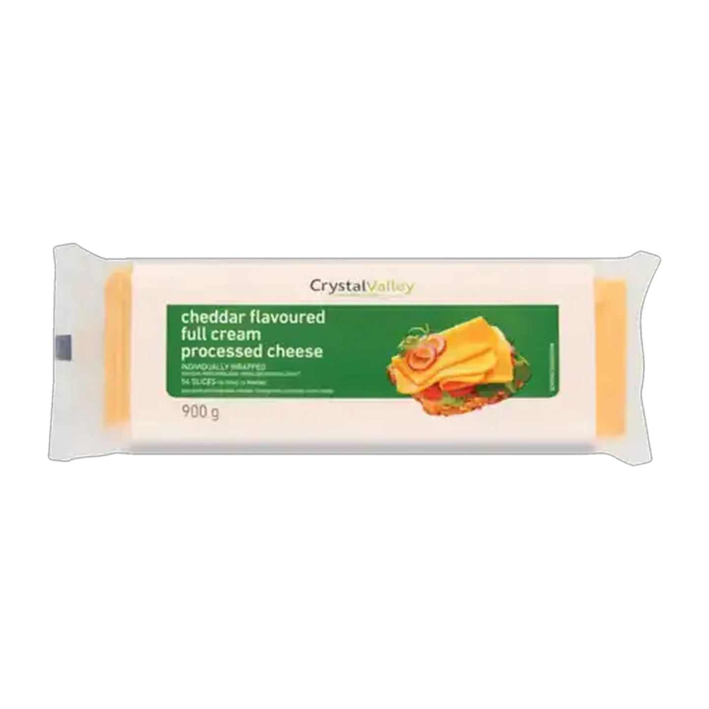 Image of Crystal Valley Processed Cheese Full Cream Cheddar Flavoured 900g