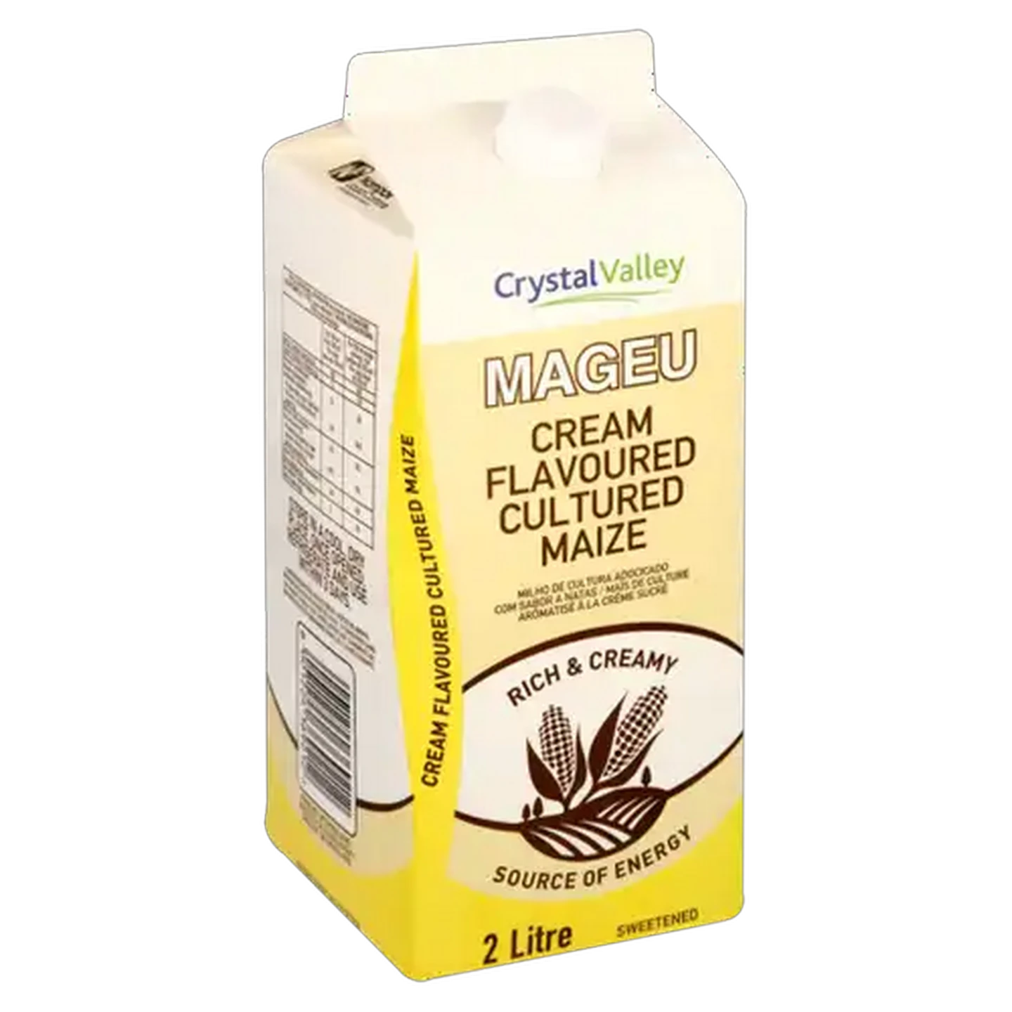 Image of Crystal Valley Mageu Cream Flavoured Cultured Maize 2L