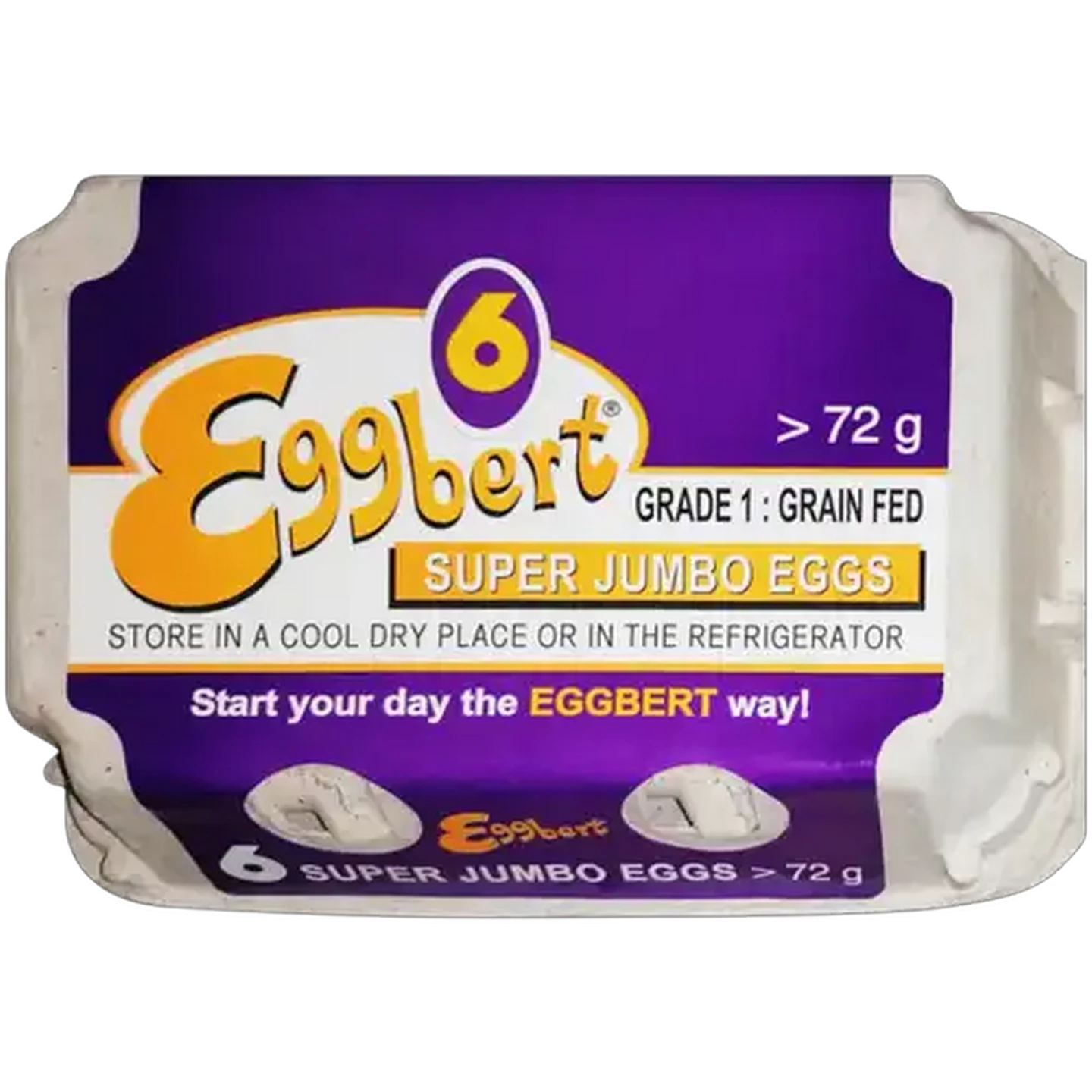 Image of Eggbert Super Jumbo Eggs 6 Pack