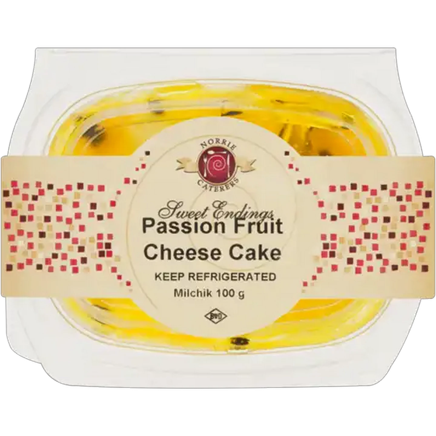Image of Norrie Caterers Sweet Endings Passion Fruit Cheese Cake 100g