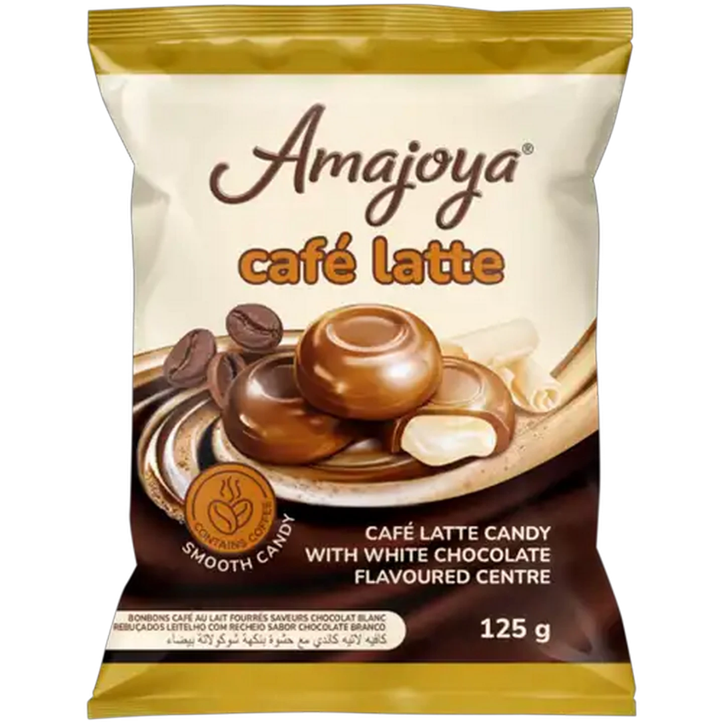 Image of Amajoya Gluten Free Café Latte Candy 125g