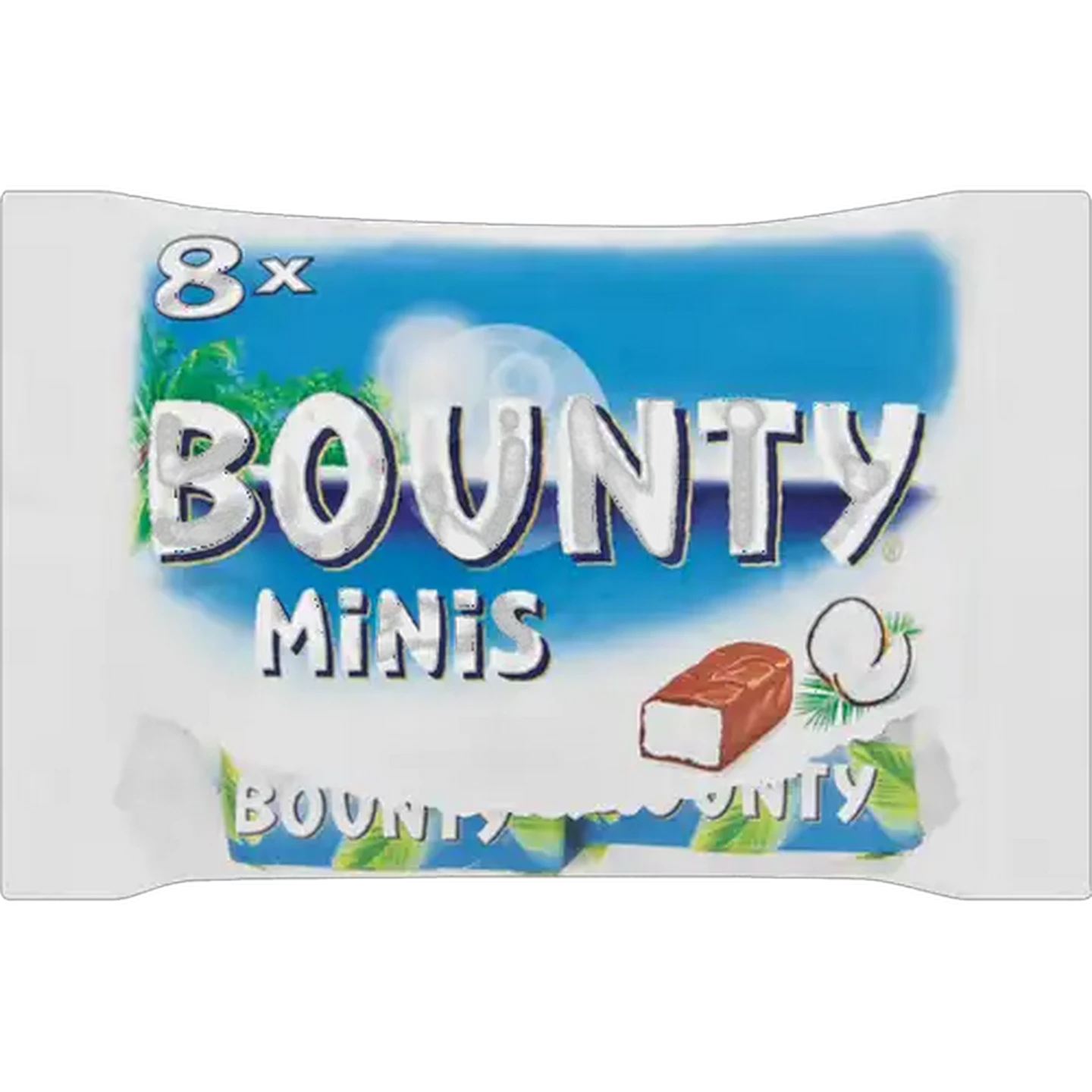 Image of Bounty Coconut Minis Chocolate Bars Pack 227g
