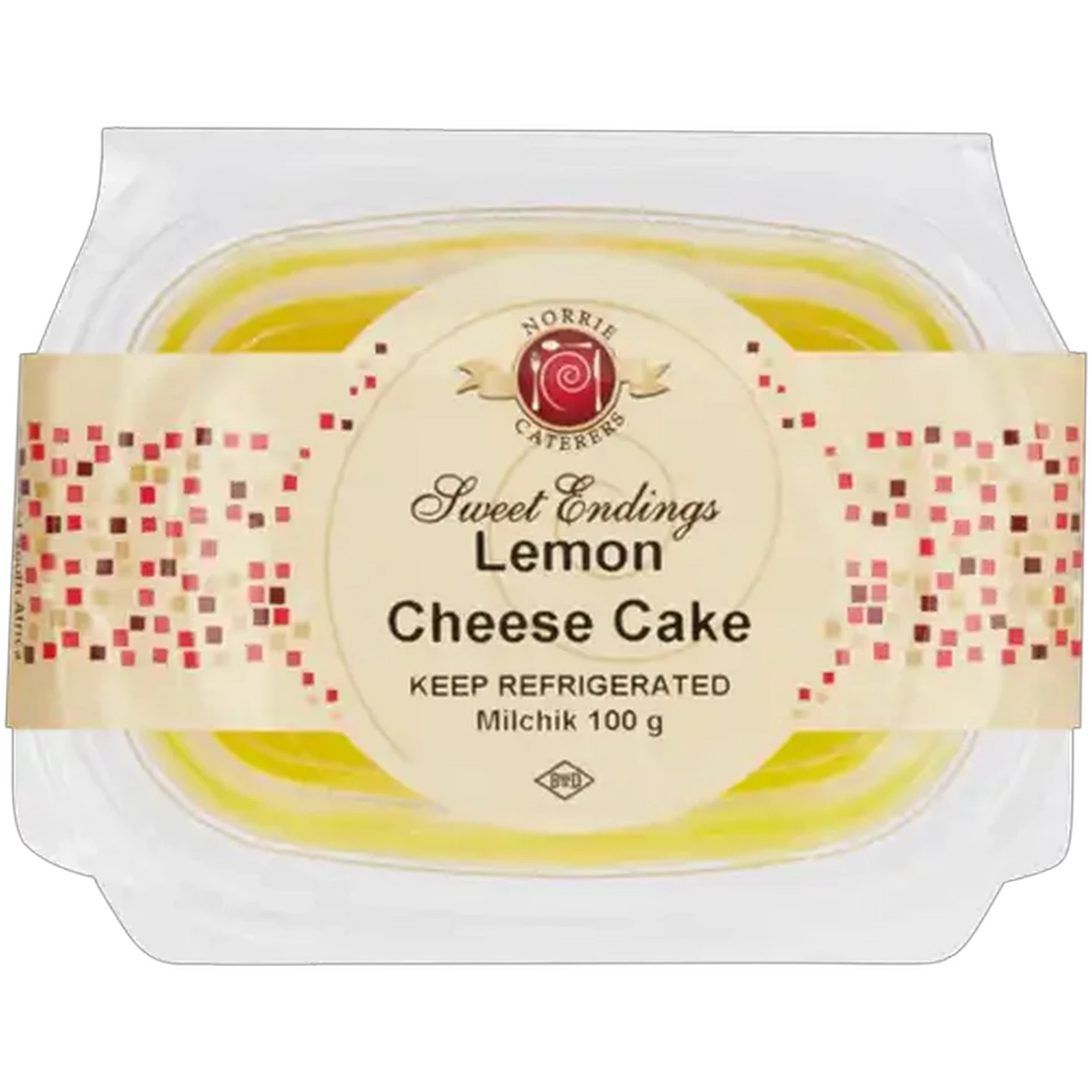 Image of Norrie Caterers Sweet Endings Lemon Cheese Cake 100g