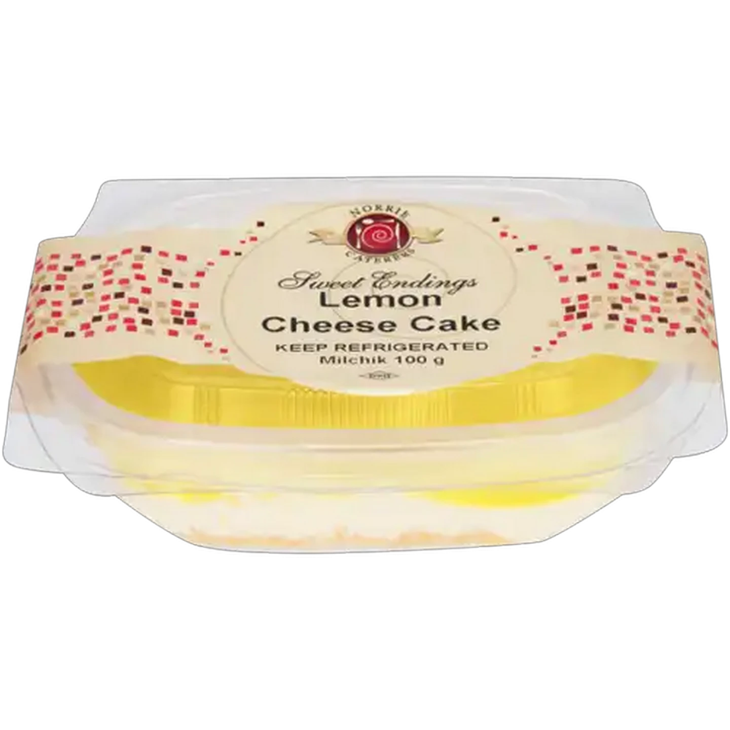 Image of Norrie Caterers Sweet Endings Lemon Cheese Cake 100g