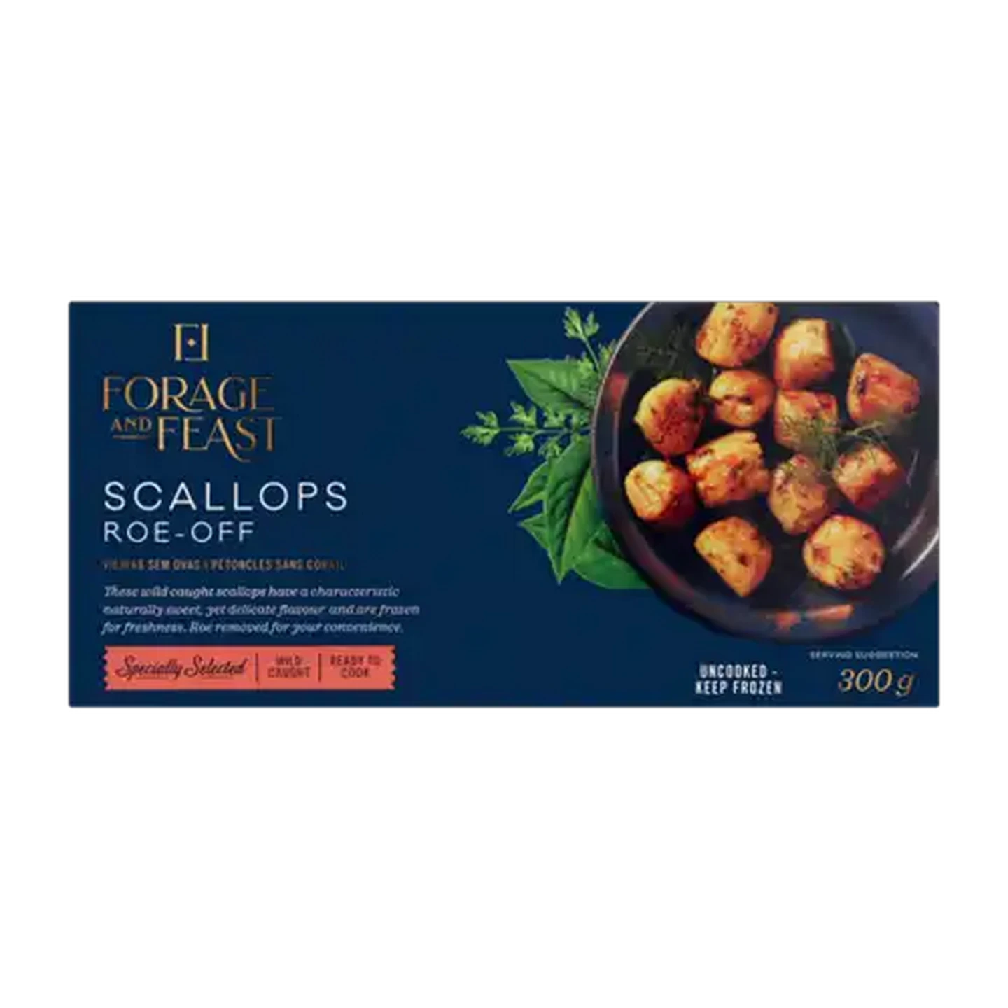 Image of Forage And Feast Frozen Scallops 300g