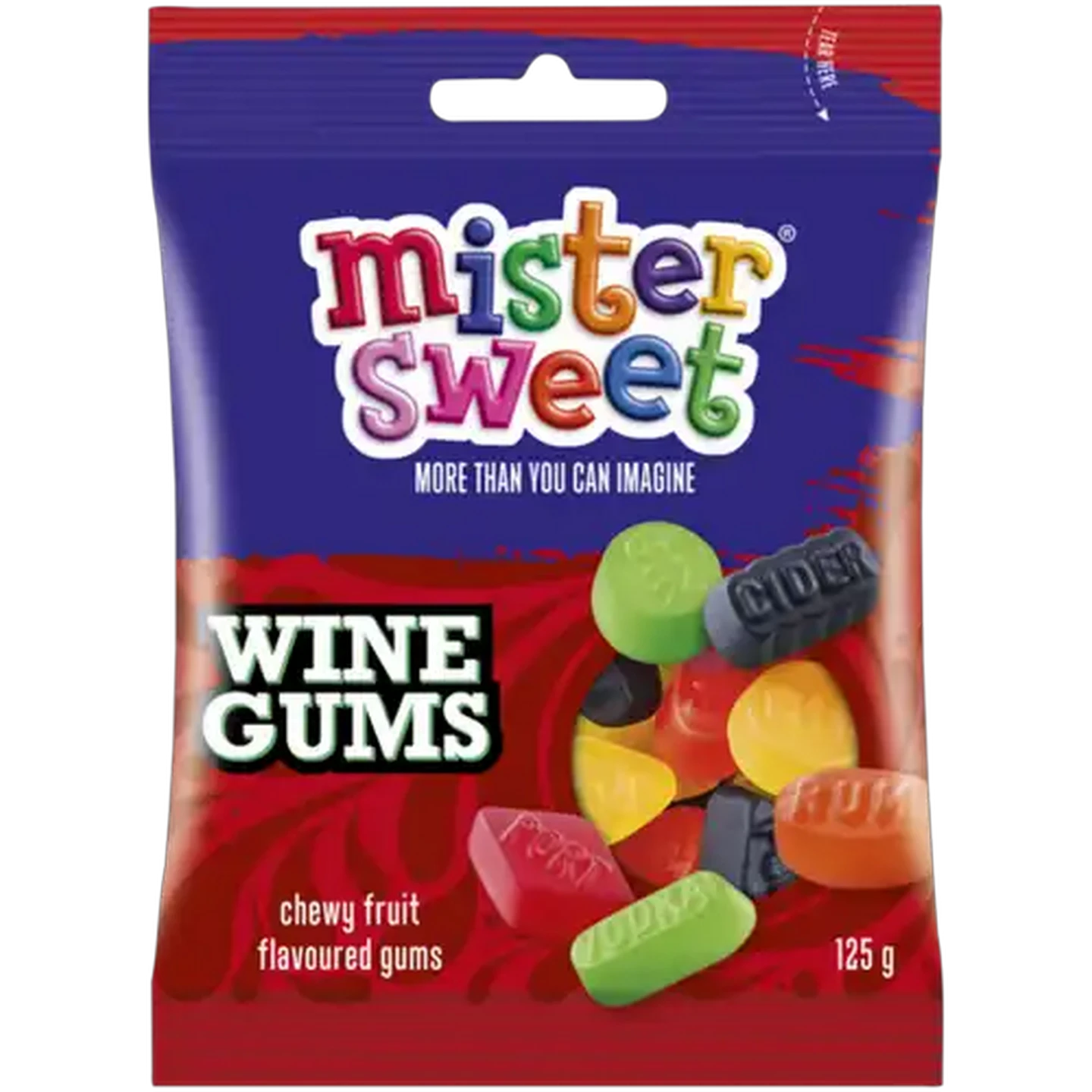Image of Mister Sweet Wine Gums 125g