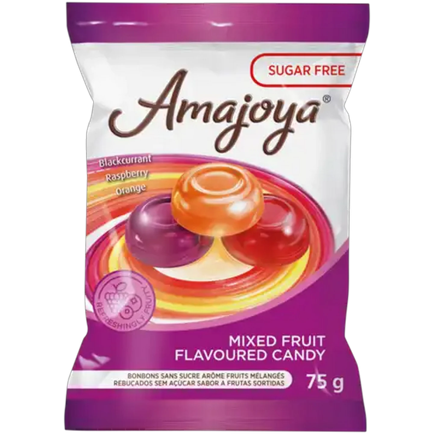 Checkers Sixty60 | Amajoya Mixed Fruit Flavoured Sugar Free Candy 75g