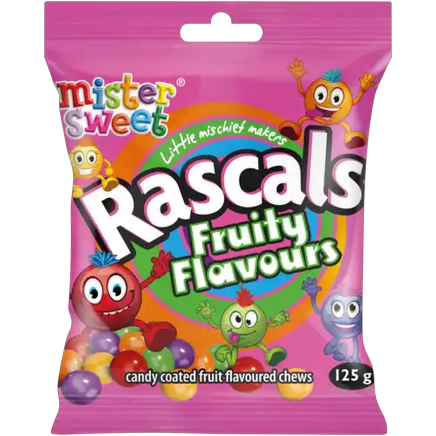 Image of Rascals Fruit Flavoured Candy 125g