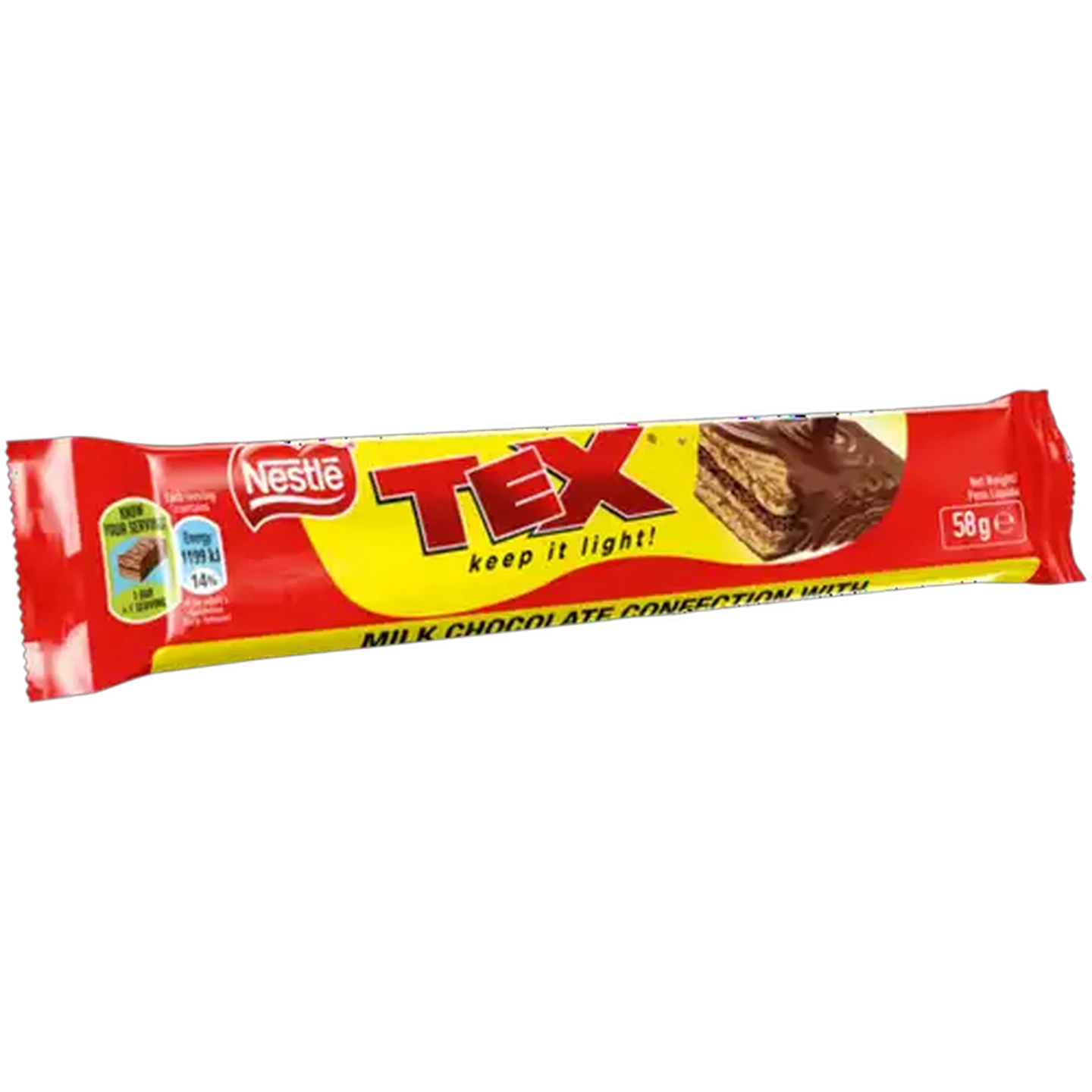 Image of Nestlé Tex Mega Milk Chocolate Bar 58g