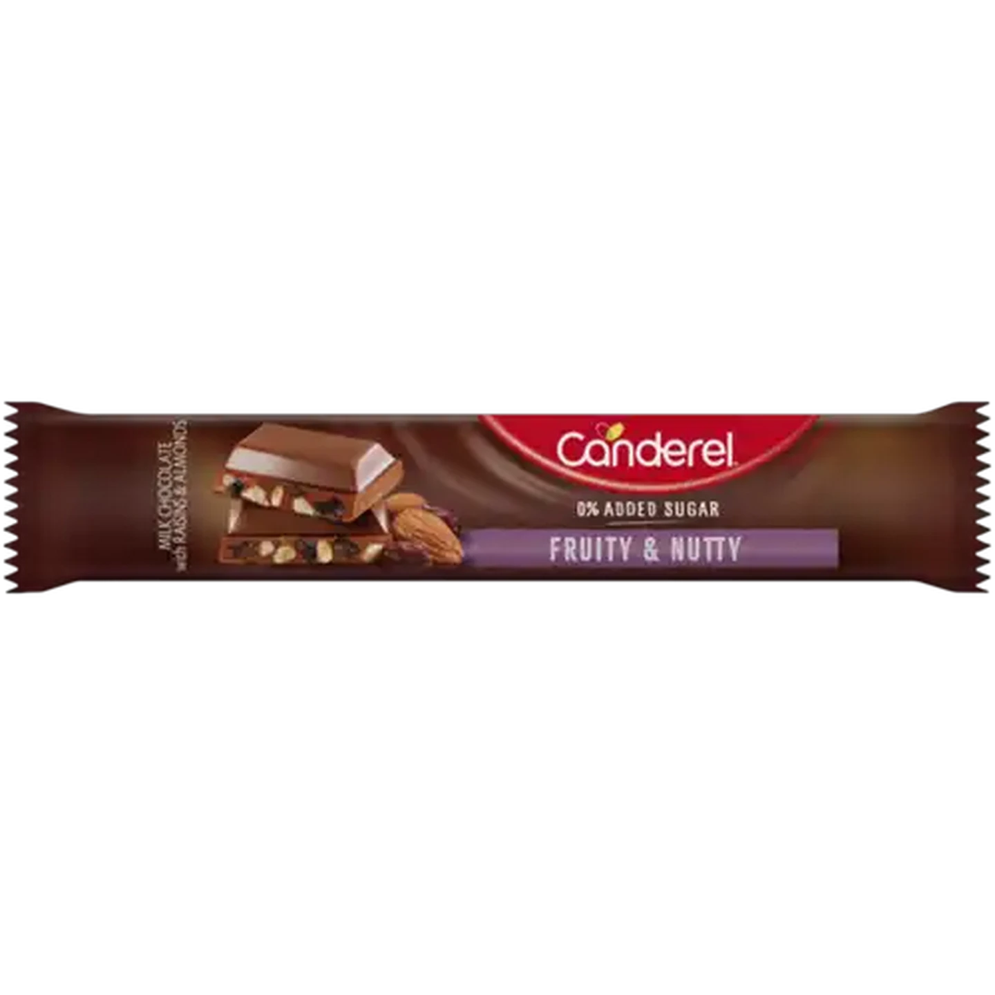 Image of Canderel Fruity & Nutty Milk Chocolate Bar 27g