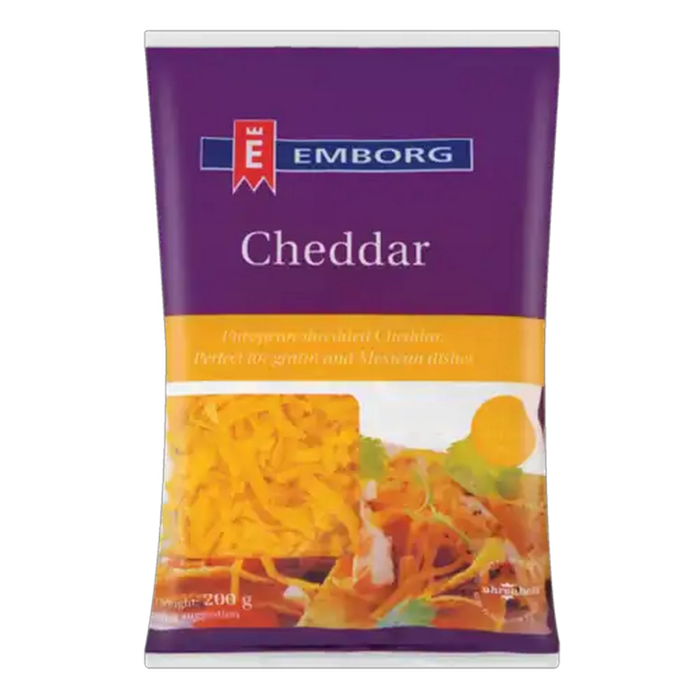 Image of Emborg Grated Cheddar Cheese 200g
