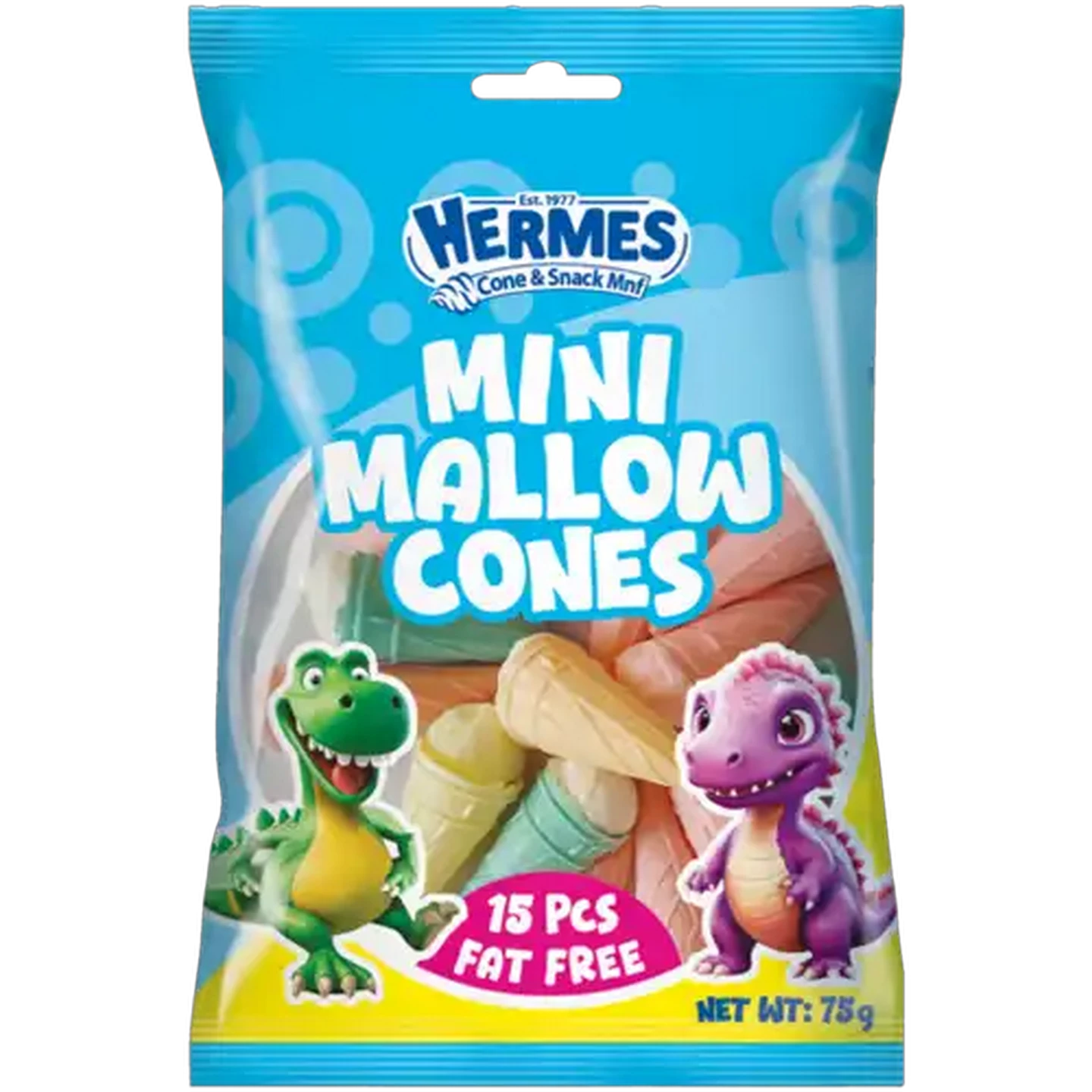 Image of Hermes Mini Mallow Cones 15 Pack