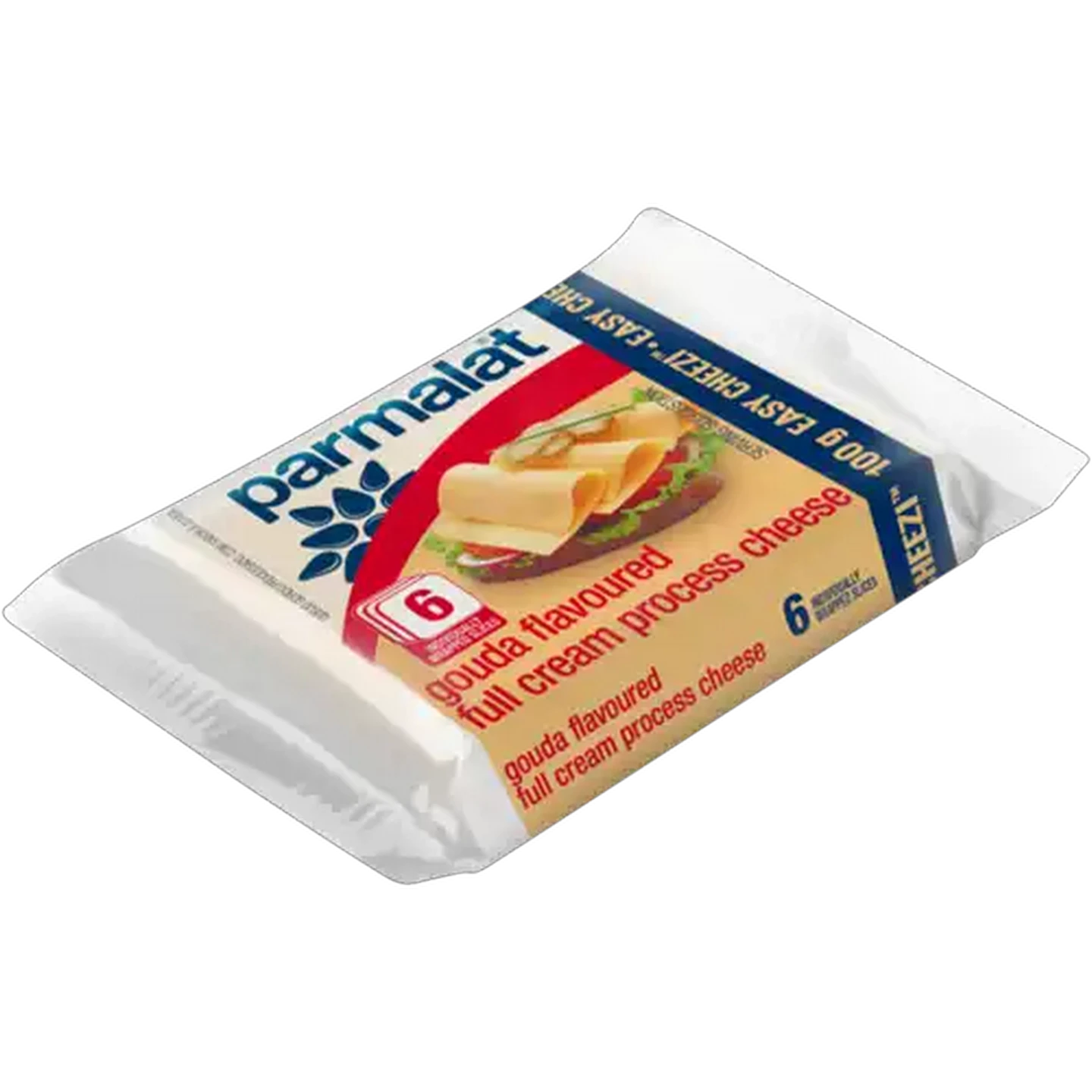 Image of Parmalat Gouda Flavoured Full Cream Processed Cheese Slices Pack 100g
