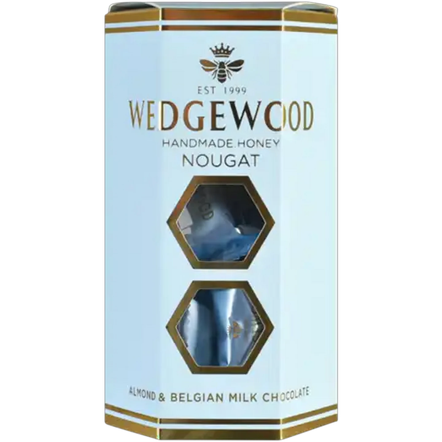 Image of Wedgewood Assorted Dark Chocolate Coated Honey Nougat 140g