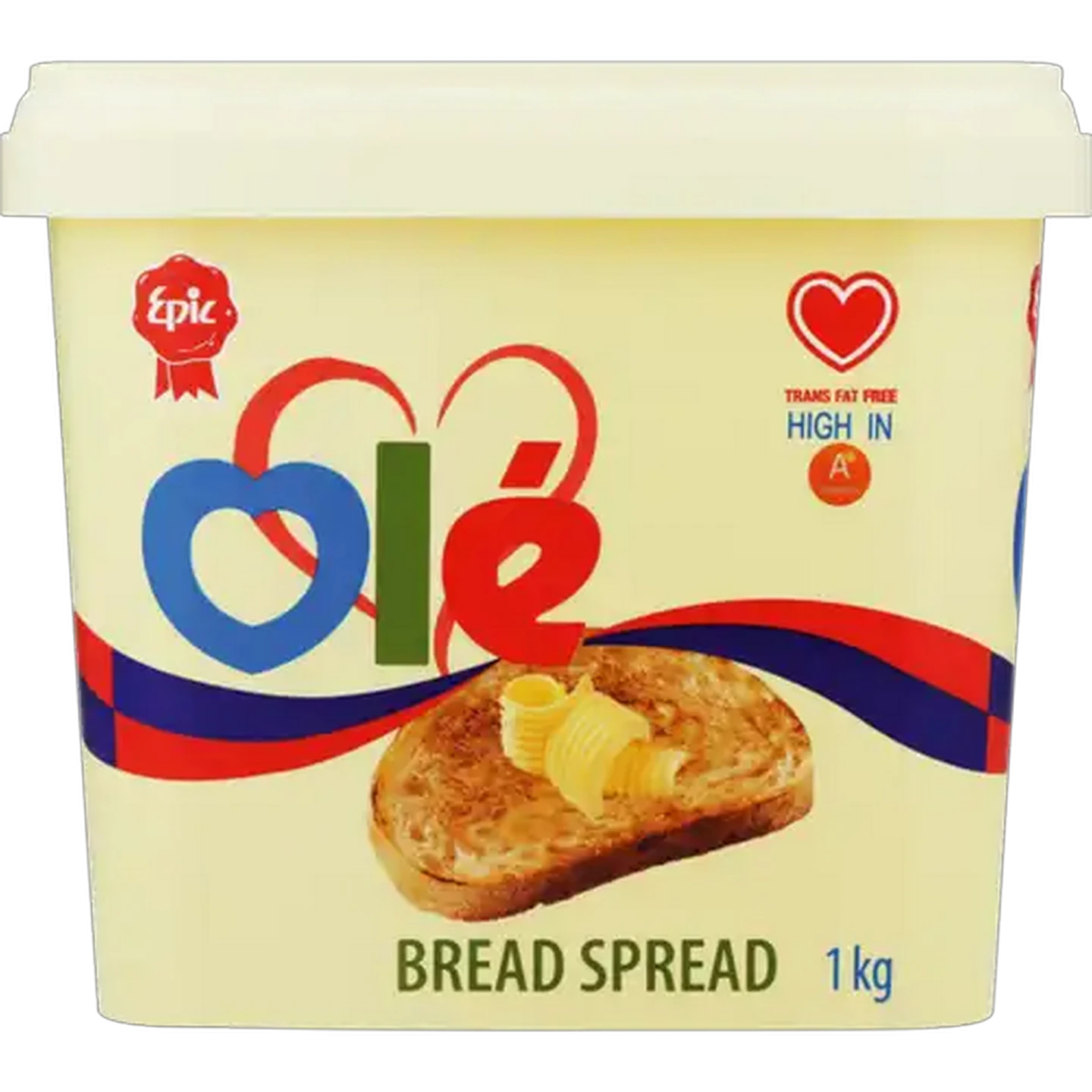 Image of Olé Bread Spread 25% Fat Spread 1kg