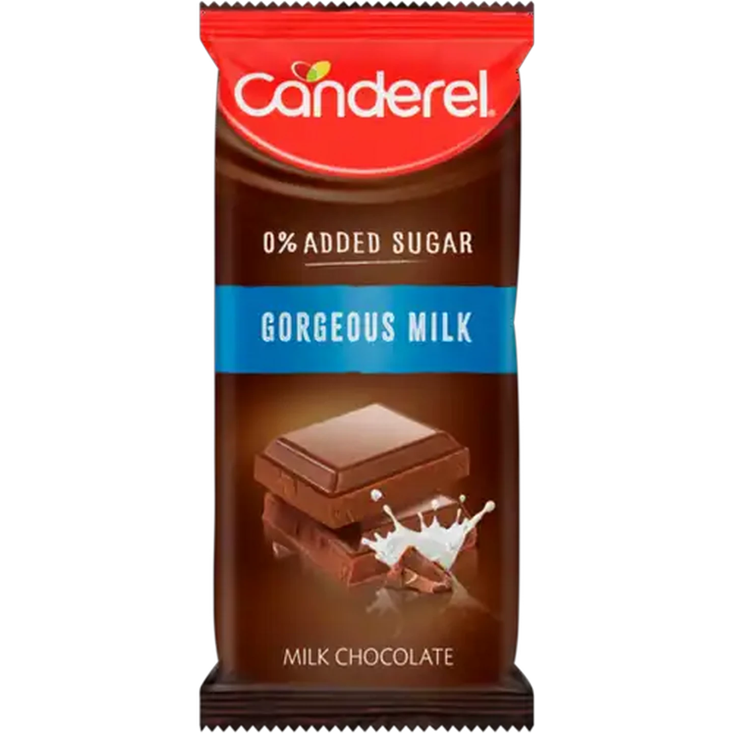 Image of Canderel Gorgeous Milk Chocolate Slab 100g
