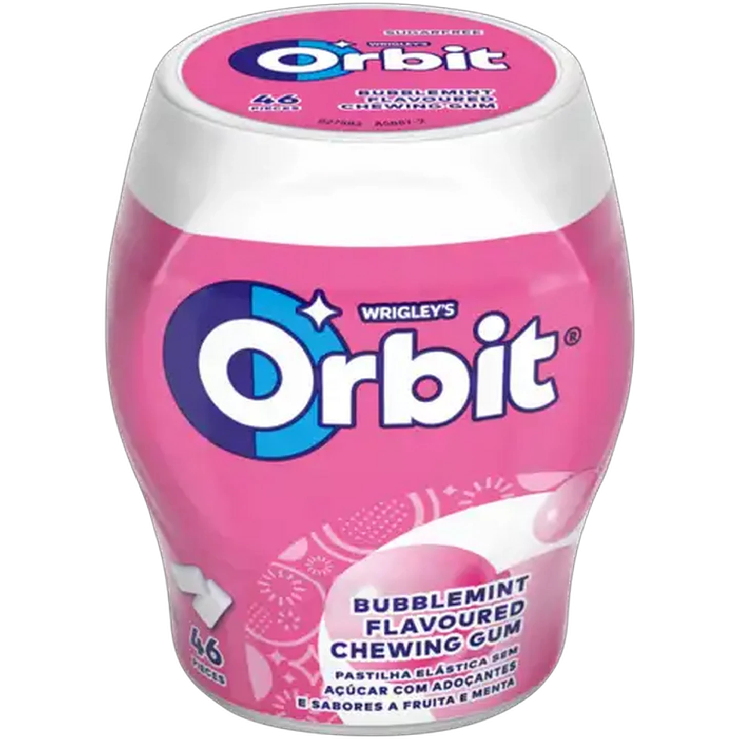 Image of Orbit Sugar Free Bubblemint Flavoured Chewing Gum 46 Pack