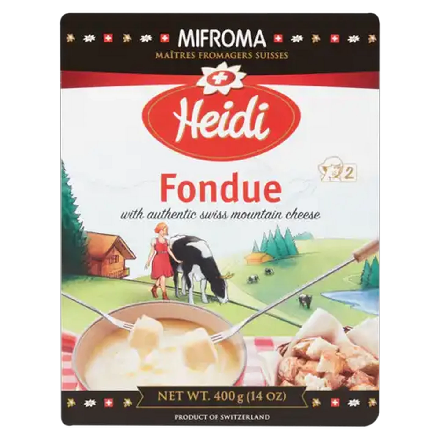Image of Swiss Heidi Fondue Cheese 400g