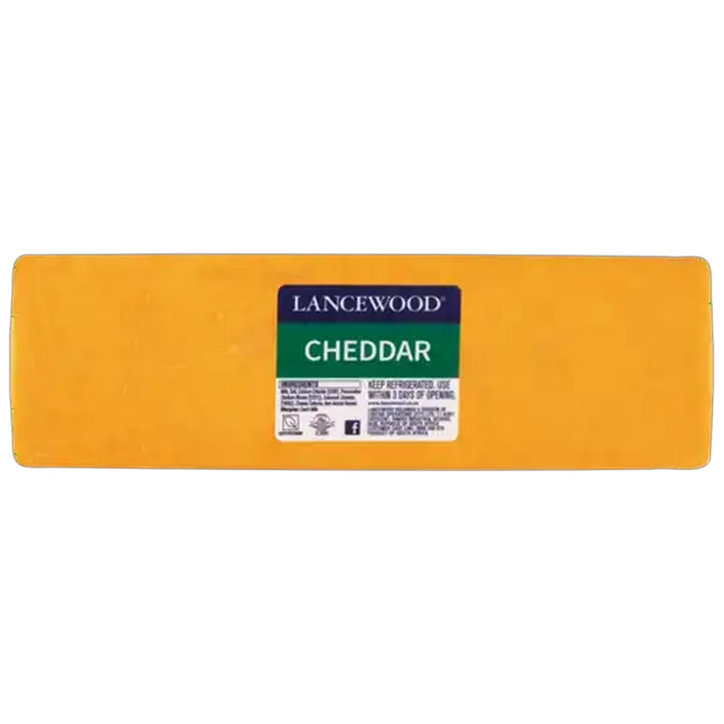 Image of LANCEWOOD Cheddar Cheese Per kg