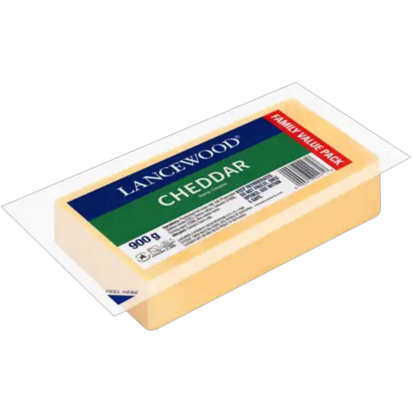 Image of LANCEWOOD Cheddar Cheese 900g