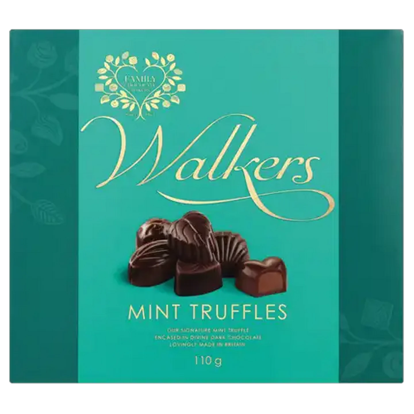 Image of Walkers Chocolate Mint Flavoured Truffles 110g
