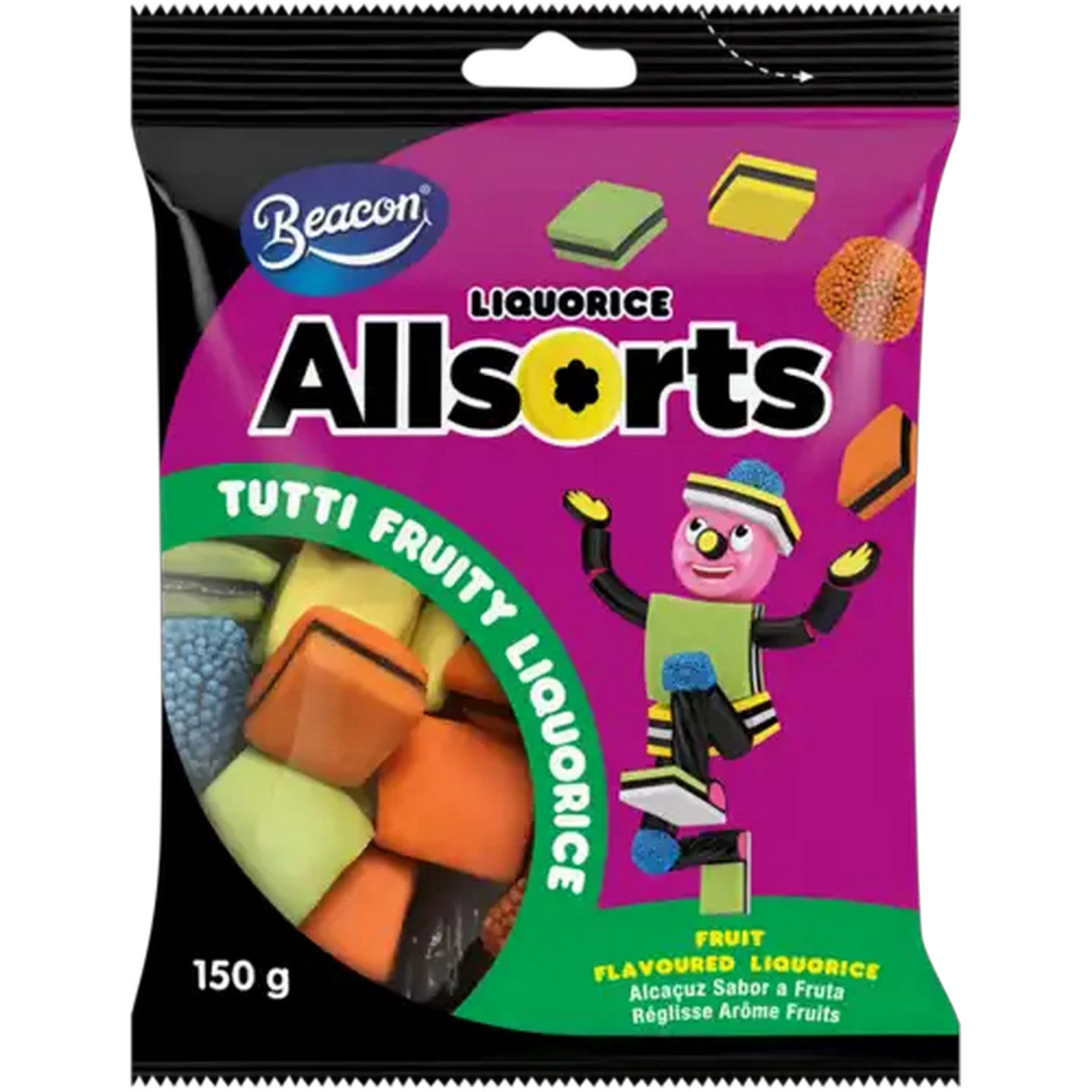 Image of Allsorts Tutti Frutti Flavoured Liquorice 150g