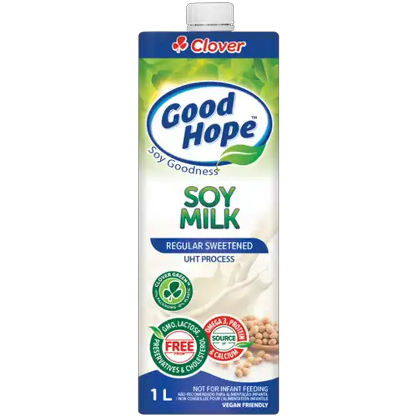Image of Clover Good Hope Regular Sweetened Soy Milk 1l