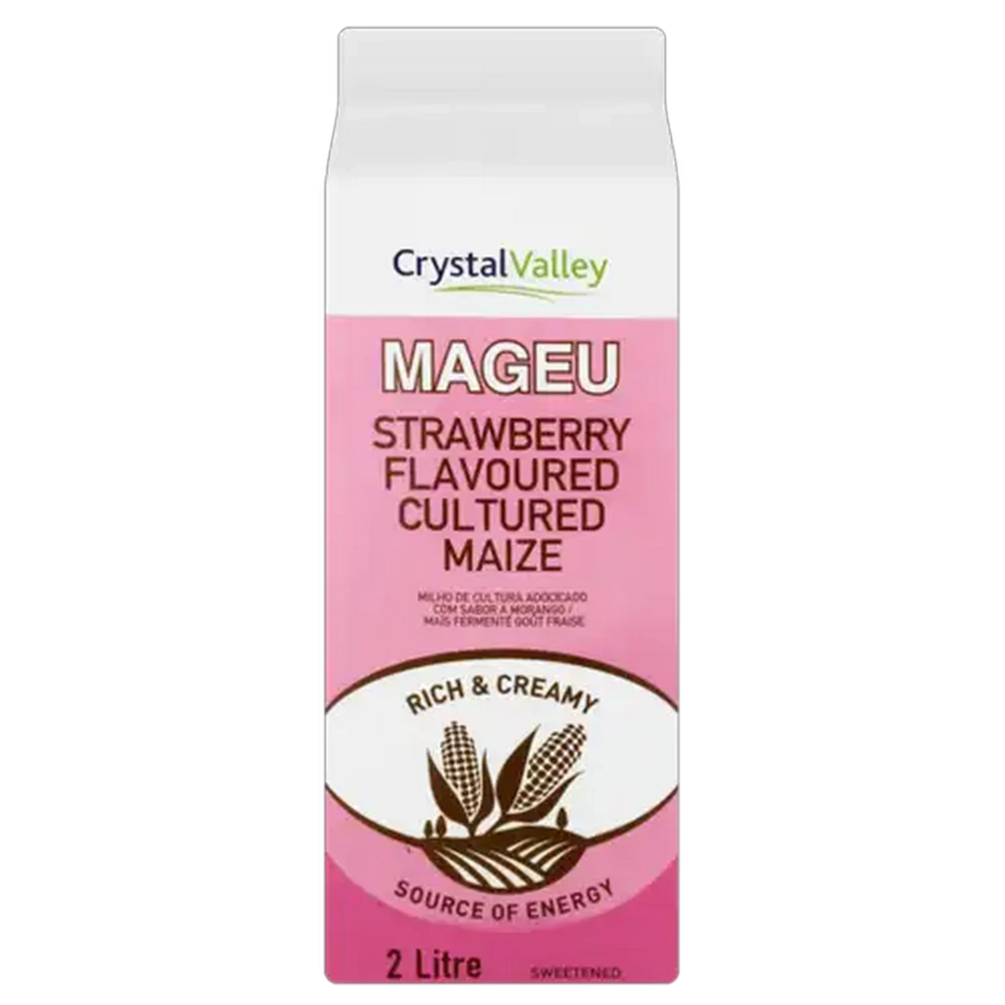 Image of Crystal Valley Strawberry Flavoured Mageu 2L