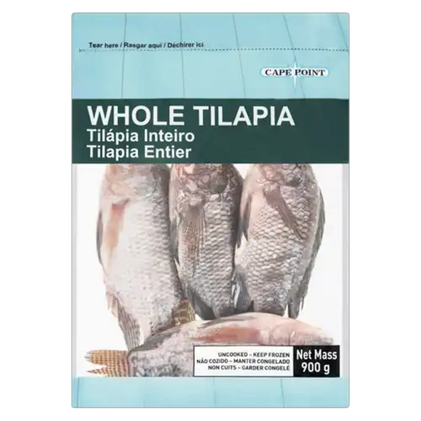 Image of Cape Point Frozen Whole Tilapia 900g