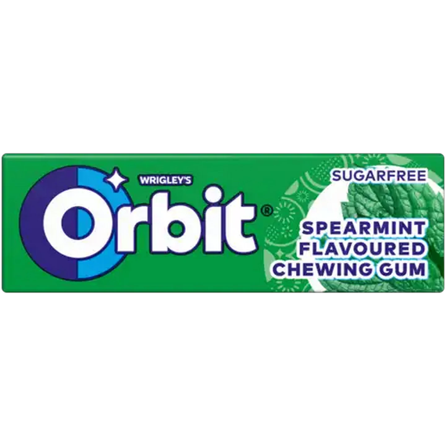 Image of Wrigley's Orbit Spearmint Sugarfree Chewing Gum 10 Pack