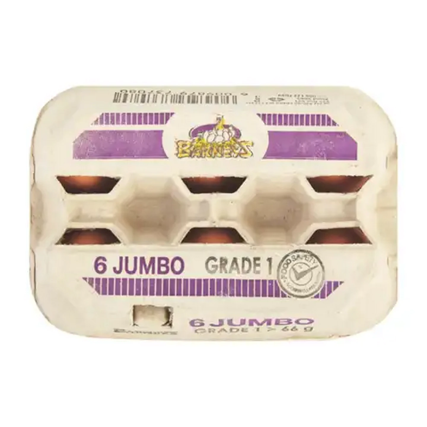 Image of Barney's Jumbo Eggs 6 Pack