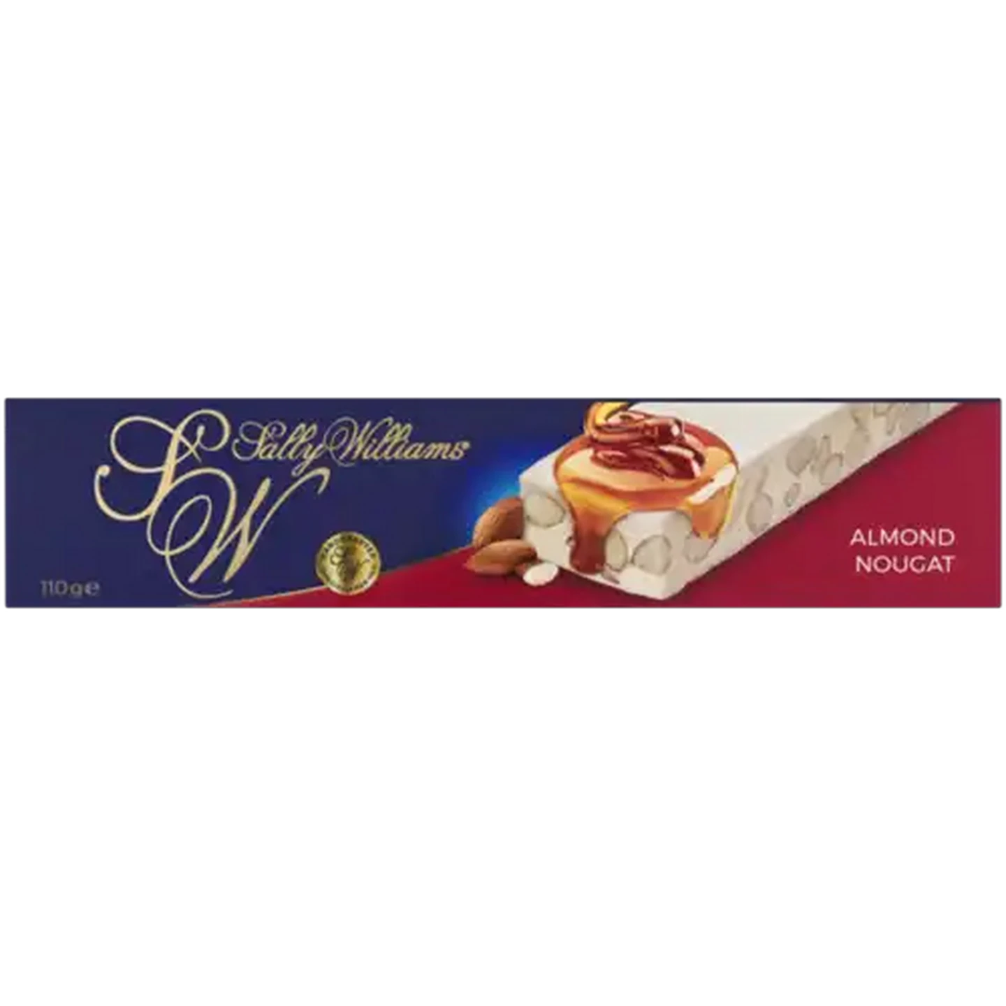 Image of Sally Williams Almond Nougat Bar 110g