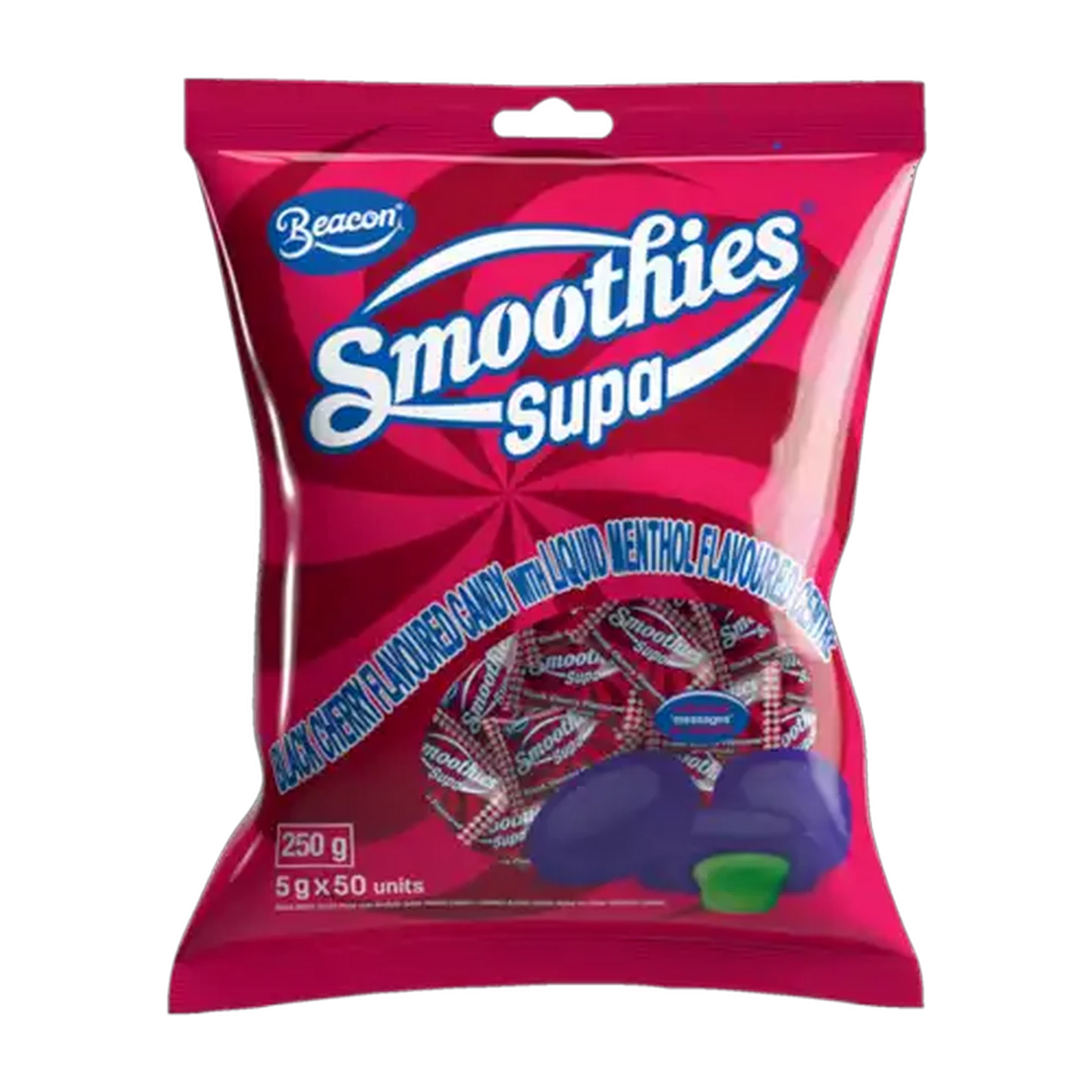 Image of Smoothies Supa Black Cherry Flavoured Sweets 50 Pack