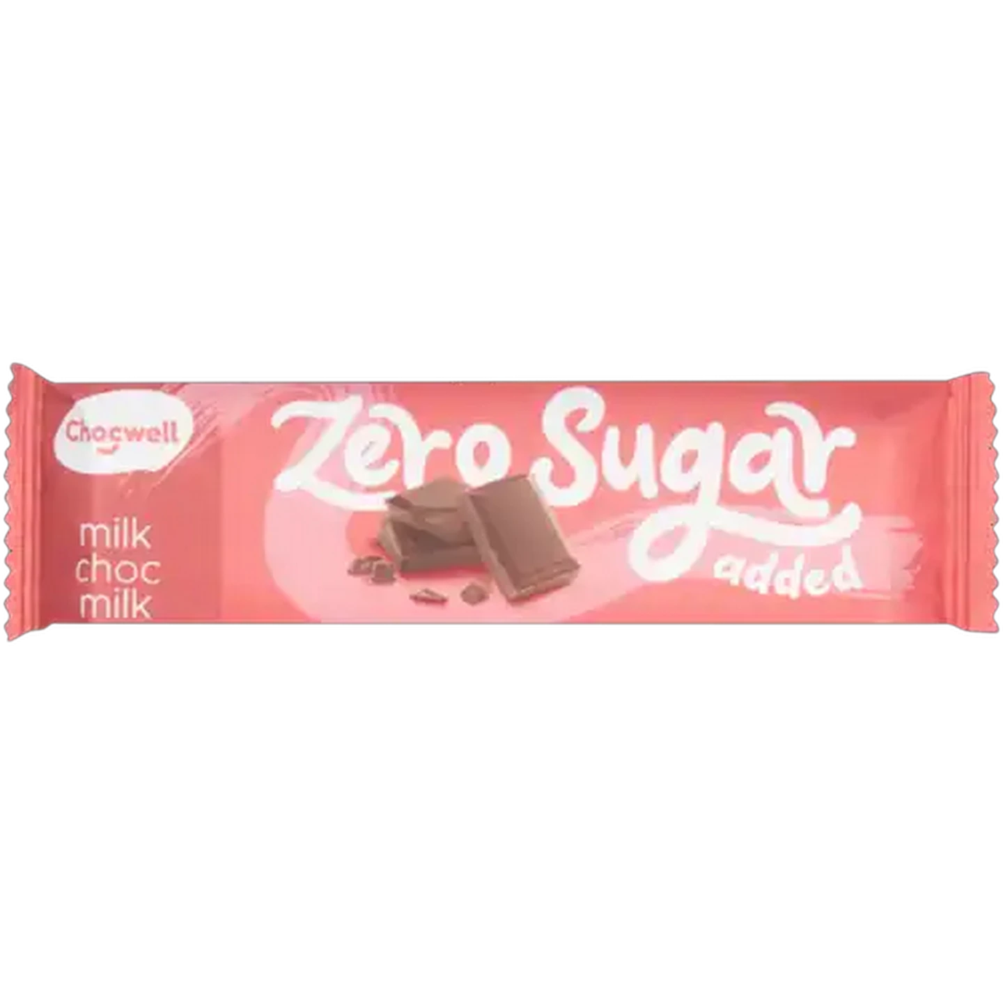 Image of Chocwell Zero Sugar Added Milk Chocolate 30g