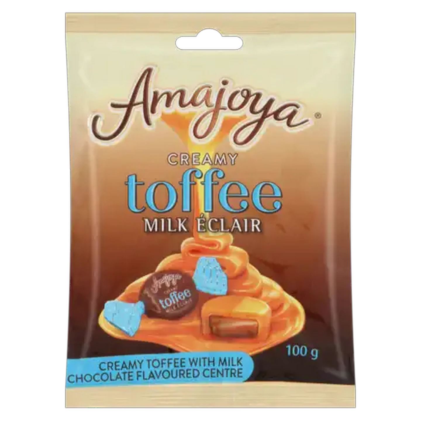 Image of Amajoya Creamy Toffee With Milk Chocolate Flavoured Centre 100g