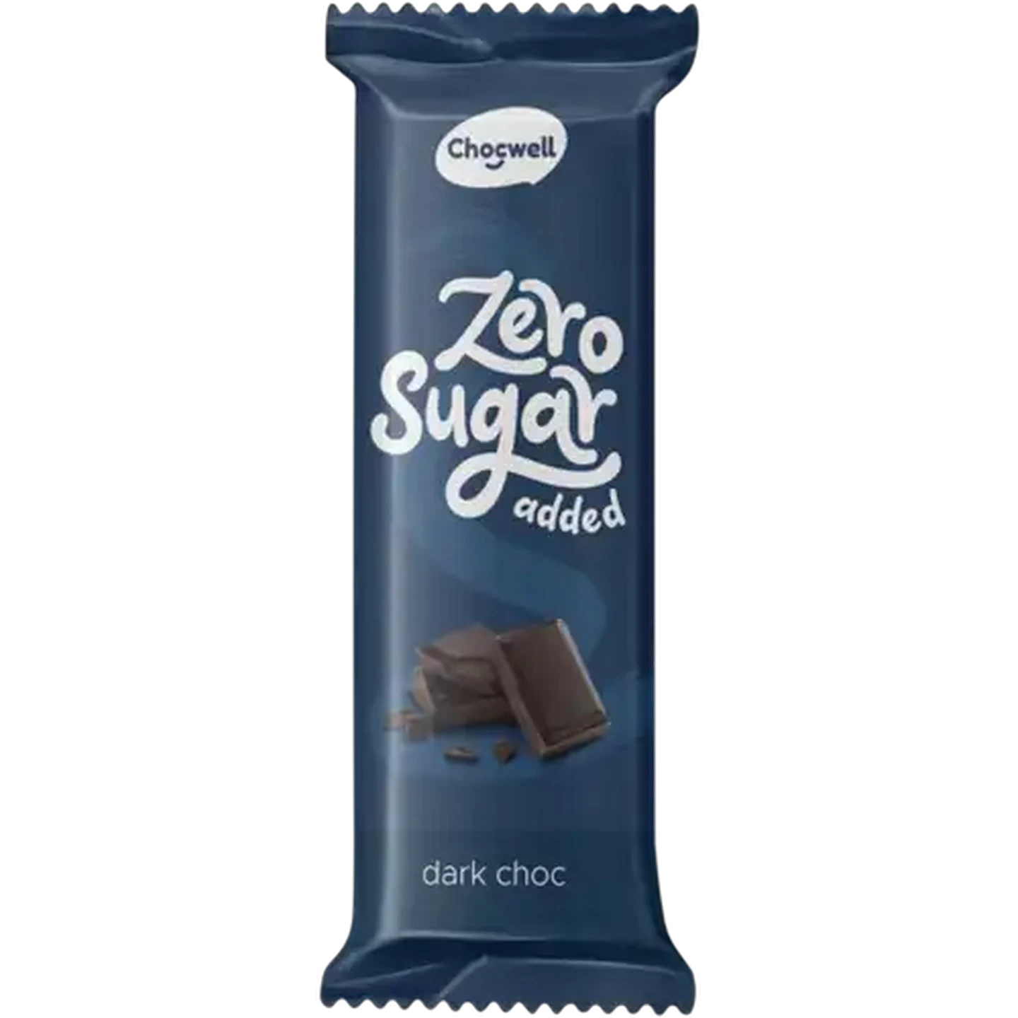 Image of Chocwell Zero Sugar Added Dark Chocolate Slab 80g