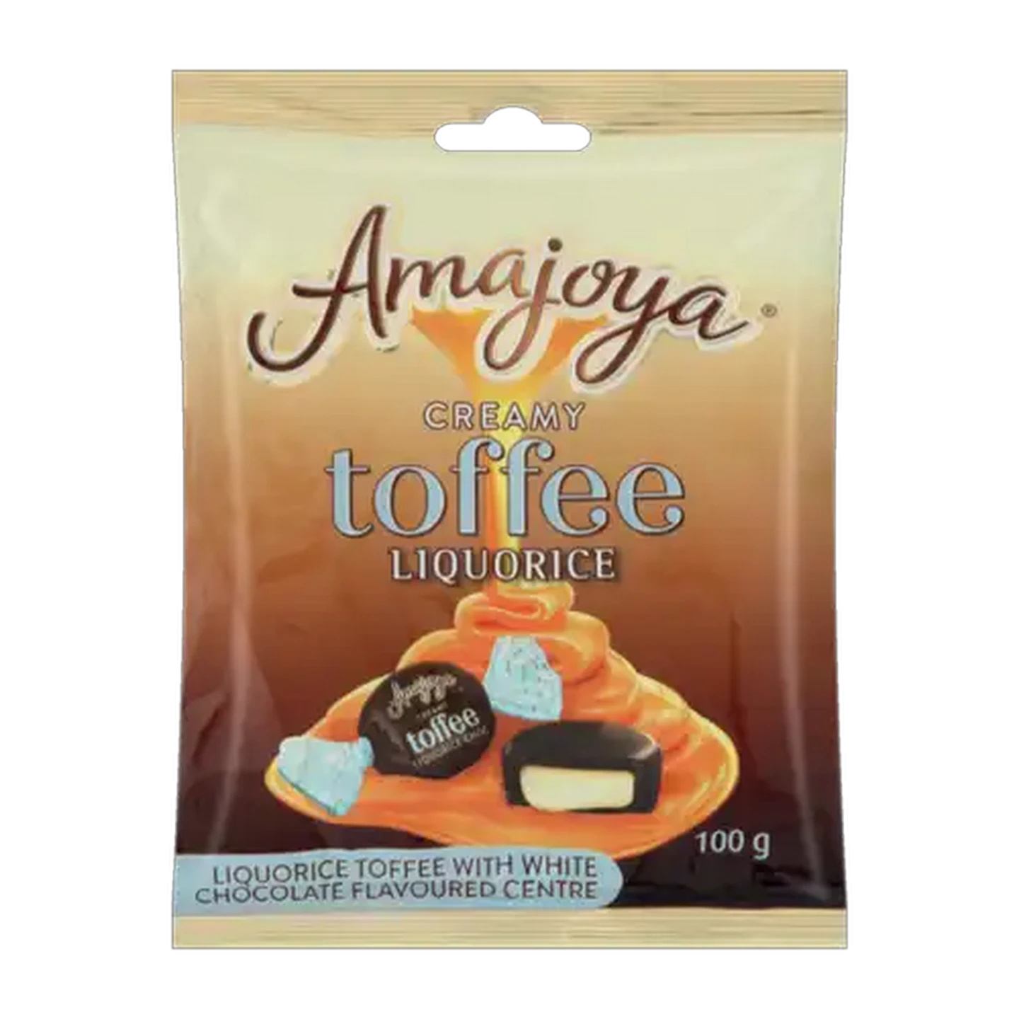 Image of Amajoya Creamy Toffee Flavoured Liquorice 100g