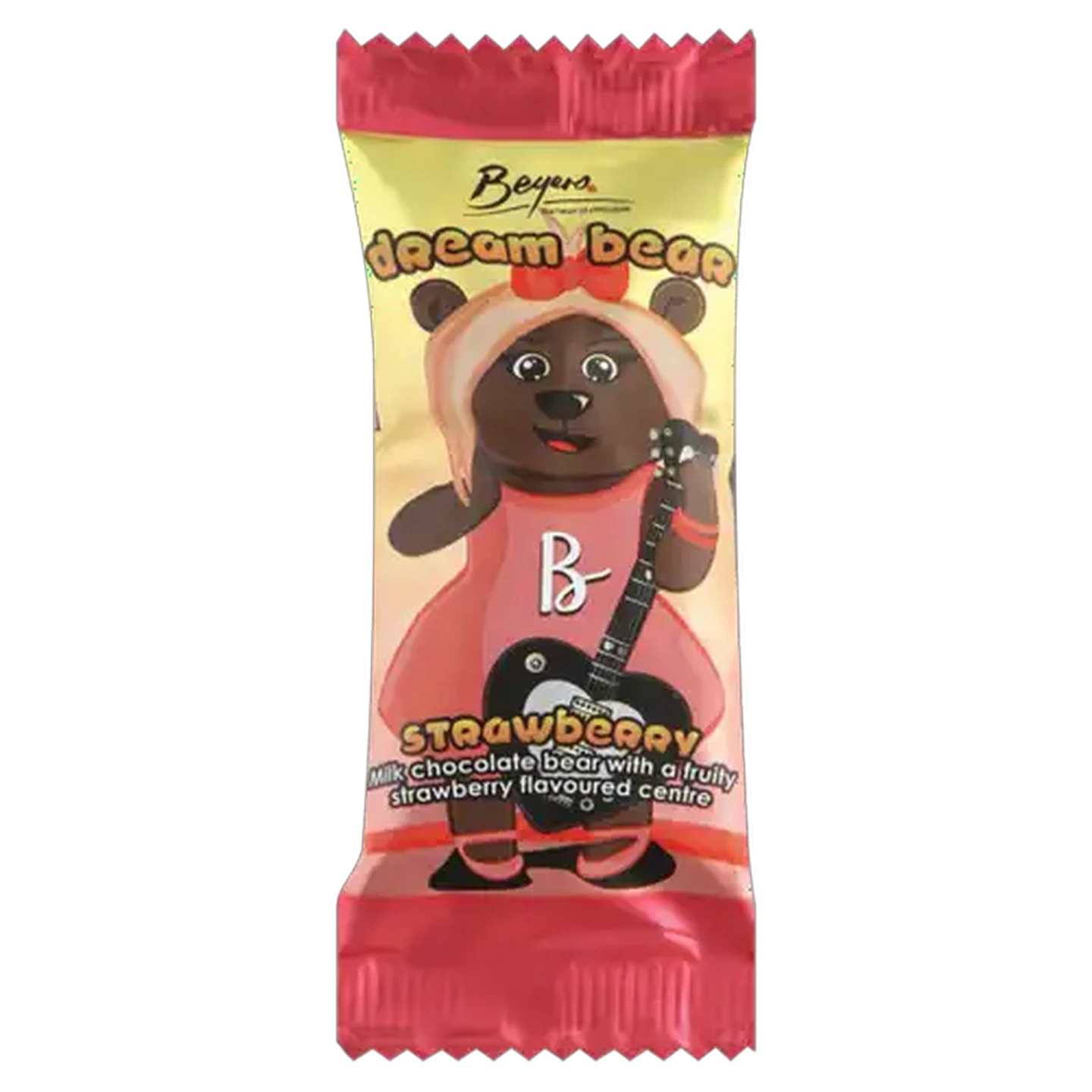 Image of Beyers Dream Bear Strawberry Flavoured Milk Chocolate Bear 20g