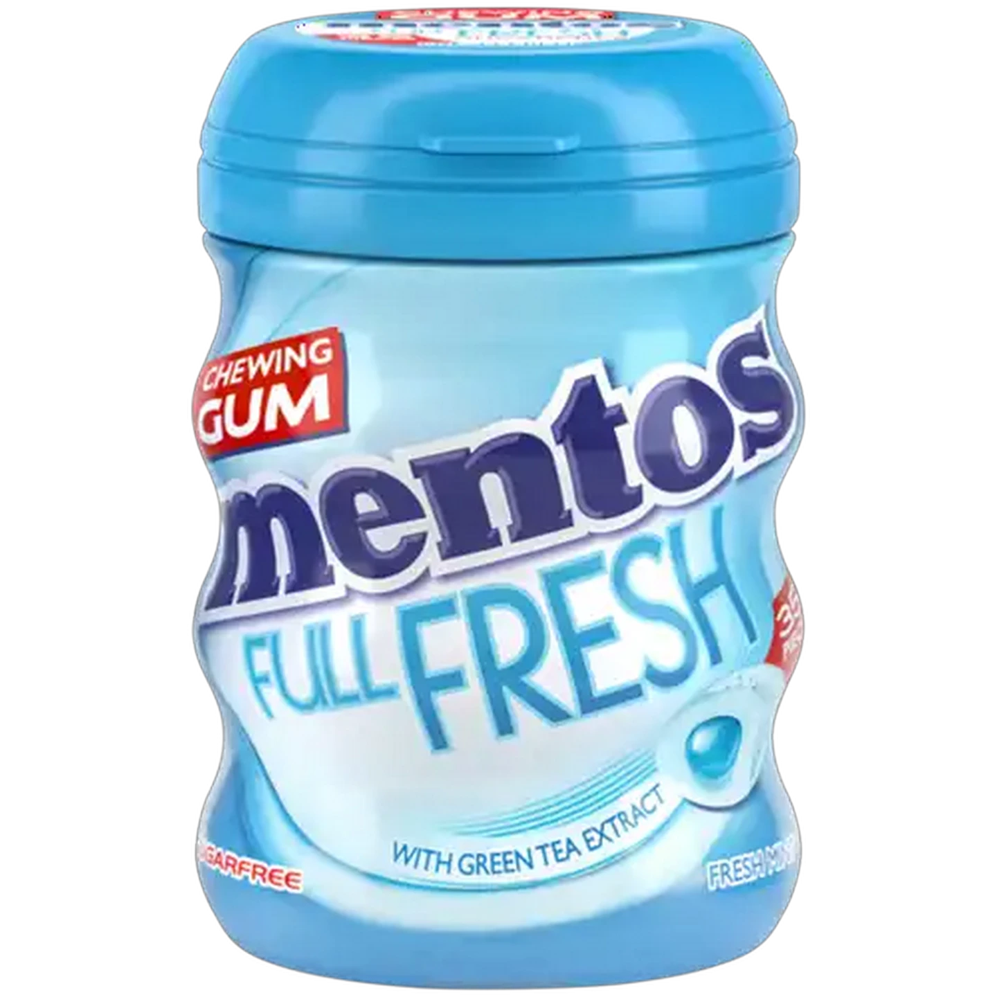 Image of Mentos Sugar Free Fresh Mint Flavoured Chewing Gum 35 Pack