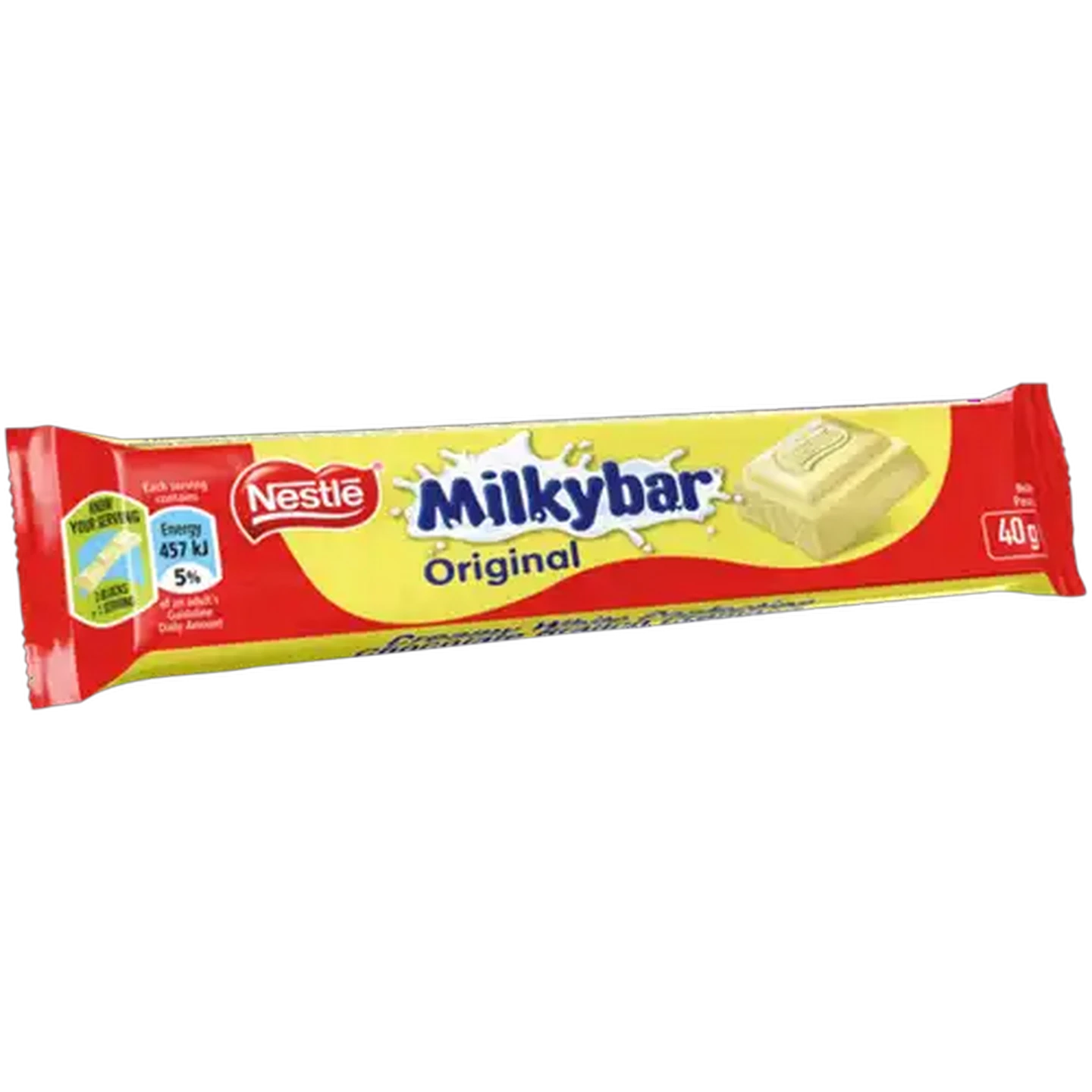 Image of Nestlé Milkybar Original White Chocolate Bar 40g