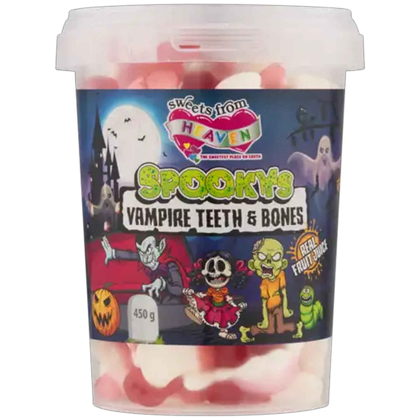 Image of Sweets From Heaven Spooky Vampire Teeth & Bones Sweets 450g
