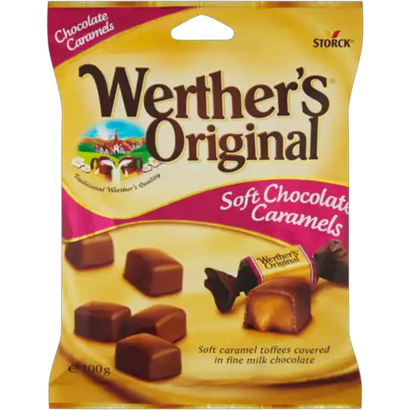 Image of Werther's Original Chocolate Soft Caramels 100g