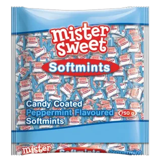 Mister Sweet Peppermint Flavoured Softmints 750g