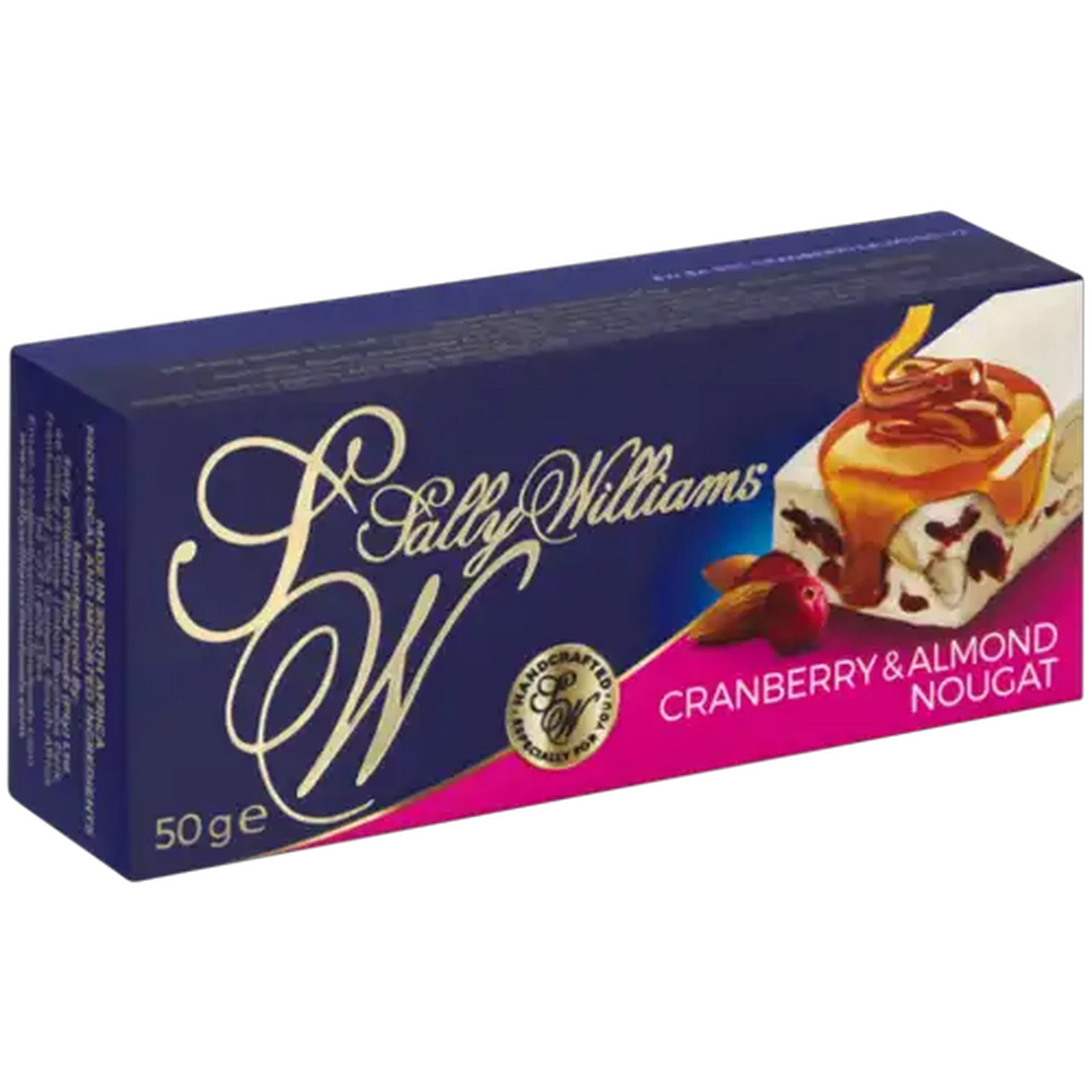 Image of Sally Williams Cranberry & Almond Nougat 50g