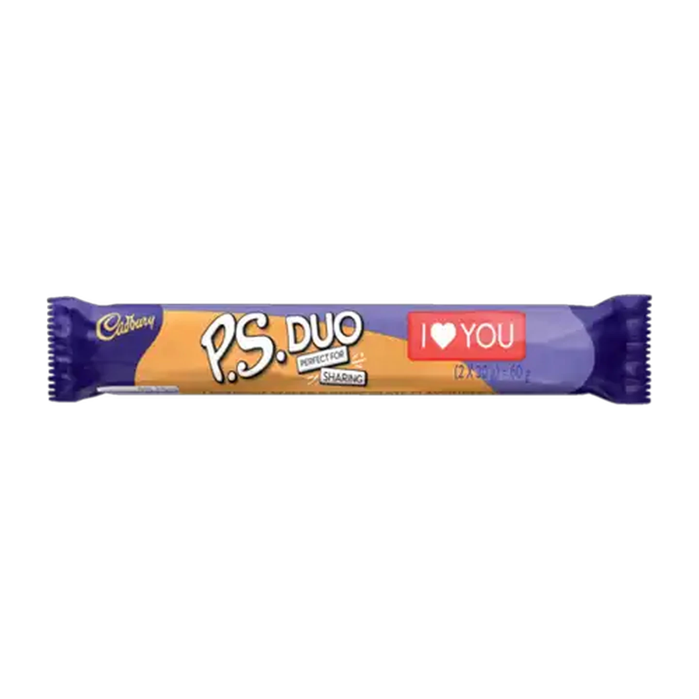Image of Cadbury P.S. Duo Chocolate Bar 2 x 30g